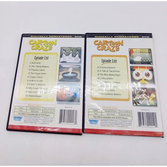 Cartoon Craze Presents Tweety Elmer A Corny Concerto, Mighty Mouse Heckle Jeckle - Picture 7 of 10